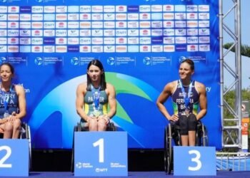 Jéssica Ferreira brilha e conquista bronze no Mundial Paralímpico de Triatlo